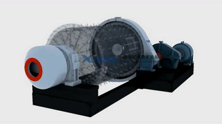 球磨機工作原理視頻動畫