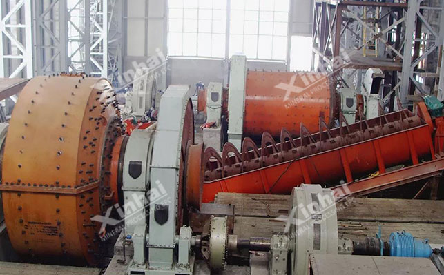 大型選礦廠(chǎng)的磨礦設(shè)備