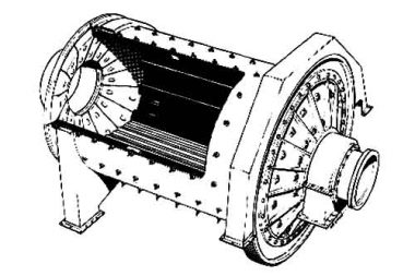 干式棒磨機工作原理圖